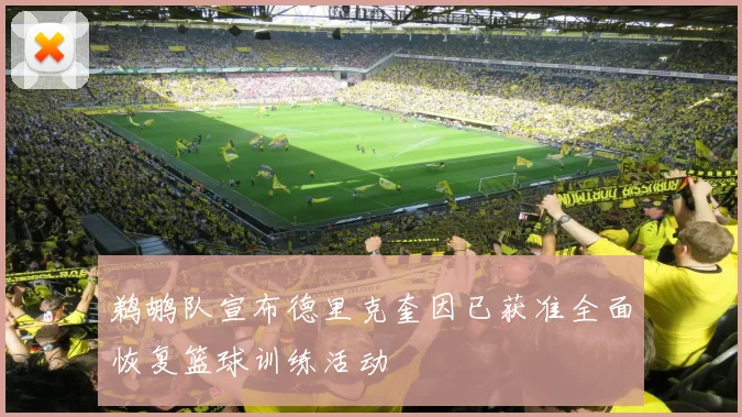 鹈鹕队宣布德里克奎因已获准全面恢复篮球训练活动