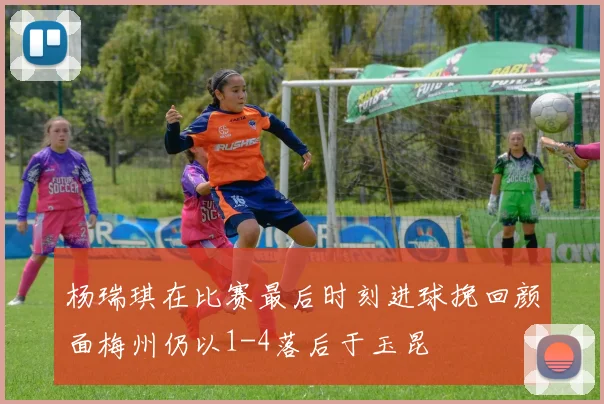 杨瑞琪在比赛最后时刻进球挽回颜面梅州仍以1-4落后于玉昆